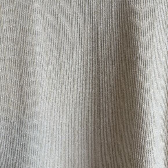 Berkley Jensen Womens White Ribbed Sweater Size Large Vanilla Girl Casual Fairy - Picture 3 of 10